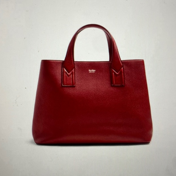 MaxMara Deerskin Print Leather Tote - Picture 1 of 7